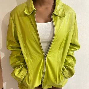 Vantage Leather Maxima
Green Reversible leather jacket